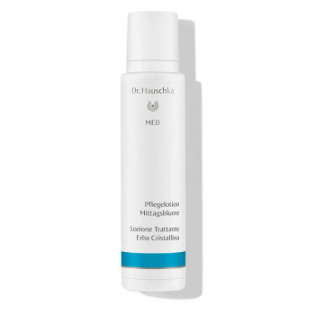 Dr. Hauschka Med Lozione trattante Erba Cristallina: rinforza e tratta la pelle secca che tende a presentare desquamazioni Lozione trattante per pelle soggetta a problematiche specifiche, come la neurodermatite: Dr. Hauschka Med Lozione trattante Erba Cristallina