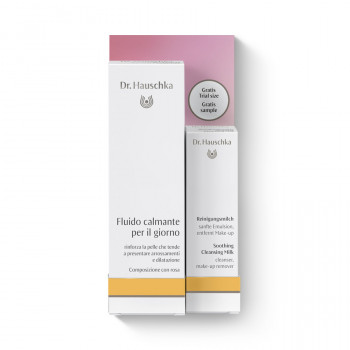 Fluido calmante per il giorno: Fluido per il viso per la pelle arrossata Dr. Hauschka Fluido calmante per il giorno