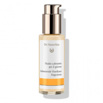 Fluido calmante per il giorno: Fluido per il viso per la pelle arrossata Dr. Hauschka Fluido calmante per il giorno